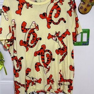 Disney Tigger Short Sleeve Tee - Yellow and Orange